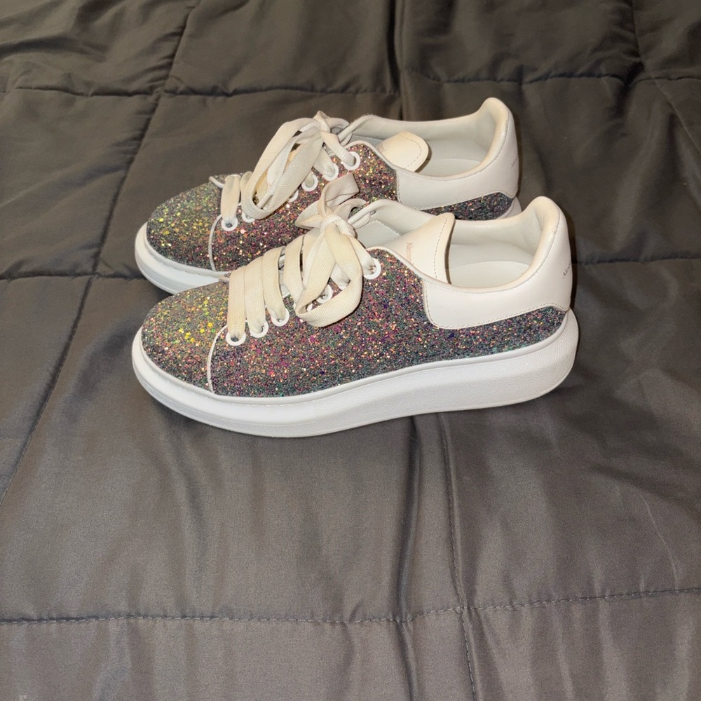 💜 Alexander McQueen Glitter Women’s Sneakers
